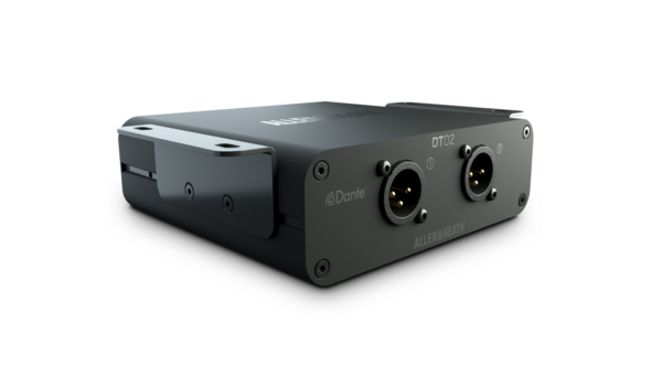 2OUT DANTE OUTPUT EXPANDER WITH XLR, POE OR DC, SWITCHABLE 48KHZ / 96KHZ
